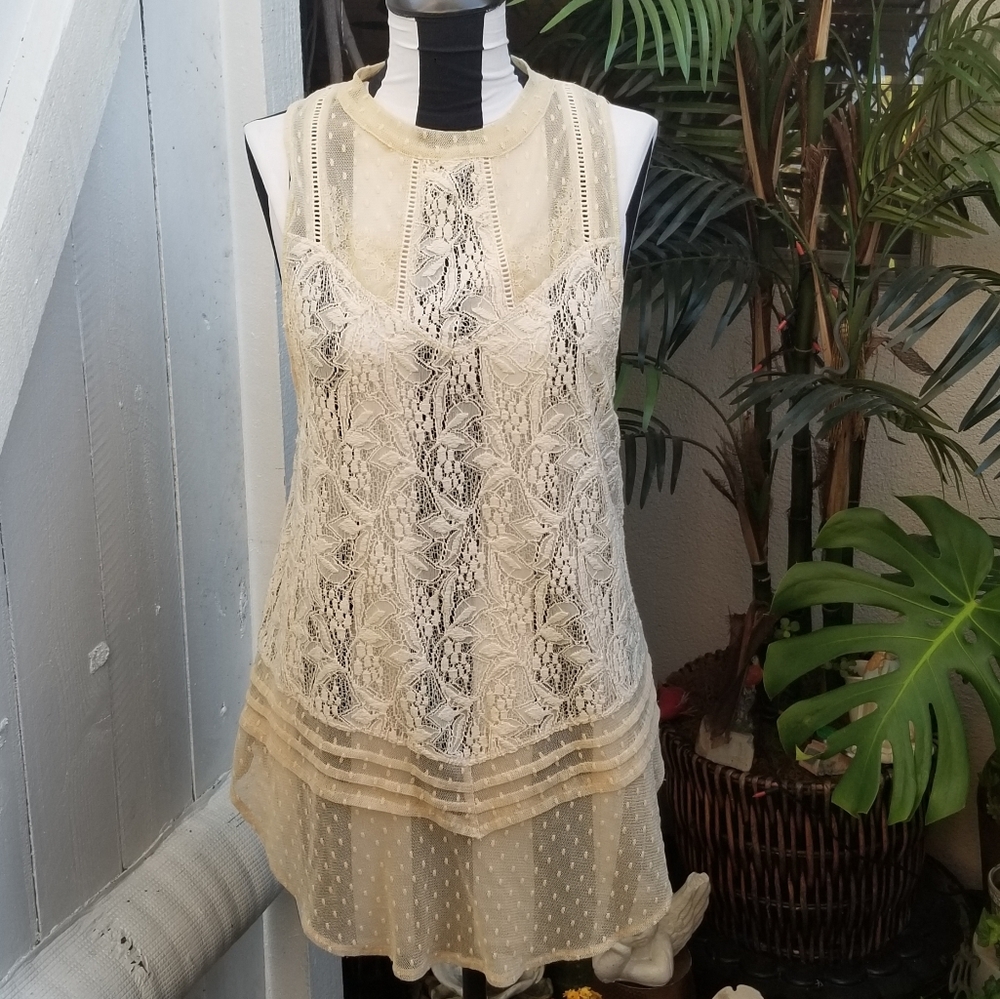 Free People Lace Tunic
